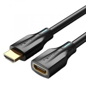 Câble Alargador HDMI 8K Vention AHBBF/ HDMI Macho - HDMI Hembra/ 1m/ Noir