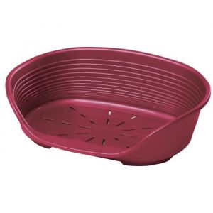 Image de Ferplast Corbeille en plastique Siesta Deluxe 10 - Bordeaux - Pour chien