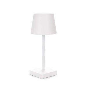 Balvi Lampe de table Tic Tic 26 x 8,5 cm aluminium/ABS blanc