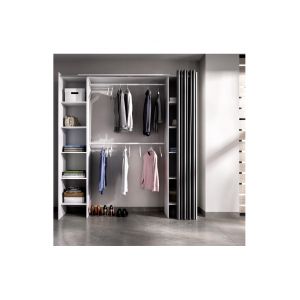 Befara - dressing avec rideaux bastet - Blanc - Blanc
