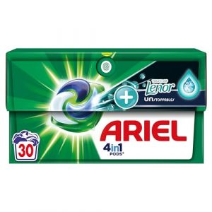 Ariel 4in1 PODS, Lessive Liquide En Capsules 120 Lavages (4x30 Tablettes), Touch Of Lenor Unstoppables, Une Fra&icirc;cheur Longue Dur&eacute;e Jusqu&rsquo;&agrave; 1 Semaine, Fabriqu&eacute; En France