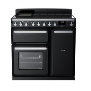 Falcon PIANO DE CUISSON ESTEL DELUXE TAB IND 90 CM NOIR BRILLANT CHROME
