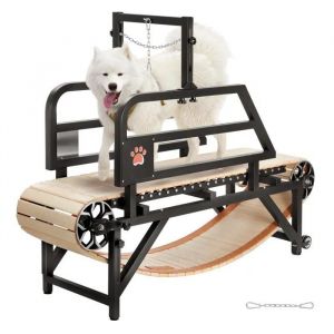 Tapis Roulant Pour Chiens - Duoku - Gpbj-1 - Capacité 100 Kg - Rampes Réglables - Noir