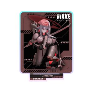 Sakami Merchandise Goddess of Victory: Nikke figurine acrylique Crouching Series Scarlet Holographic 14 cm Figurine - SAKA70234