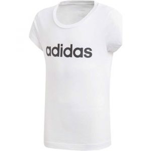 Adidas Tshirt Yg E Lin Blanc / Noir - Taille 6 Ans