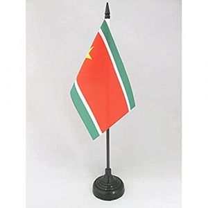 Drapeau de table Guadeloupe indépendant 15x10cm - PETIT Drapeaux DE BUREAU guadeloupéen indépendantiste 10 x 15 cm - AZ FLAG