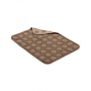 Serviette MATTY en coton Dots Mocca