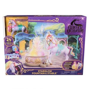 Unicorn Academy - L'Ecole des Licornes - &Eacute;curie, Fontaine, Licorne Wildstar Exclusive Et Accessoires - Sons & Lumi&egrave;res - Jouets Inspir&eacute;s De La S&eacute;rie L'Ecole des Licornes - Jouet Enfant 4 Ans Et +