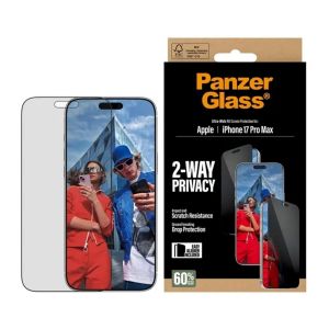 PanzerGlass Prot&egrave;ge &eacute;cran iPhone 17 Pro Max Verre tremp&eacute; privacy