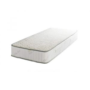 Matelas Supreme Orthopedique 80x190 x 21 cm - Tres Ferme - Face Hiver 2 cm de Memoire de Forme 60 kg/m3 + Laine Merinos - Ame Poli Lattex Haute