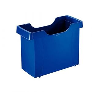 Leitz Esselte 19080035 Uni-Box Plus Boîte de classement pour dossiers suspendus A4 Polystyrène Bleu