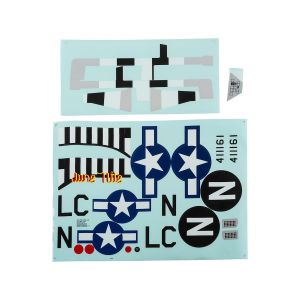 E-flite Decal Sheet - P-51D 1.2m -