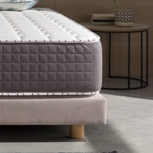 Matelas Extrafresh 180 x 200 cm Mousse &agrave; M&eacute;moire Memofresh - Technologie Aero-Latex Haute Durabilit&eacute; - 24 cm - Blanc