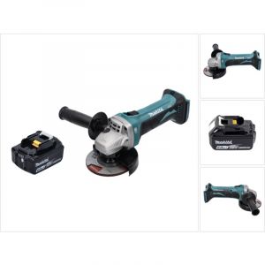 Makita DGA 452 G1 Meuleuse d'angle sans fil 18 V 115 mm + 1x Batterie 6,0 Ah - sans chargeur