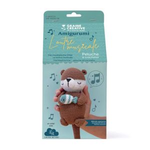 Graine Créative Kit crochet Amigurumi Loutre musicale
