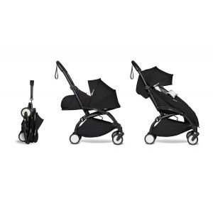 Image de Babyzen Poussette YOYO2 cadre noir pack 0+ 2020 6+ chancelière Noir