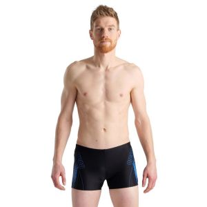 Image de Arena Boxer de bain maxfit graphic Noir/Bleu - Taille S