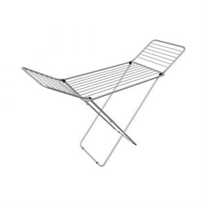 GIMI Sèchelinge Séchoir Pliable Alucom X Legs Argenté Acier Aluminium 20 m