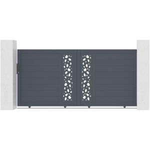 Casanoov - Portail aluminium coulissant sunny 300x140cm