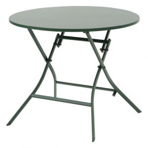 Hesperide Table ronde pliante Greensboro 4p olive