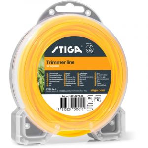 Stiga Fil débroussailleuse à section carrée de 15m et ø 2,4 mm