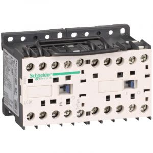 Schneider Electric TeSys LC2K - contacteur inverseur - 3P - AC-3 440V - 6A - bobine 24Vca