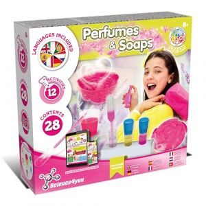 Science4you Parfums et Savons pour Enfant - Kit &Eacute;ducatif de Sciences et Jeu avec Kit de Fabrication de Savon et de Parfums - Jeu Educatif avec Activite Manuelle pour Filles & Gar&ccedil;ons 6 7 8 9 10+ Ans