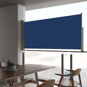 VidaXL Auvent latéral rétractable de patio 60x300 cm Bleu