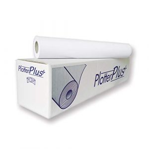Alevar Rouleaux Traceur 91,4 x 50 cm, papier blanc 90 g, lot de 4 rouleaux