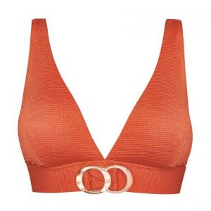Brigitte Bardot Haut de maillot de bain triangle Orange