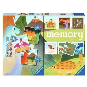 Ravensburger 3 Puzzles - Memory - Dinosaure