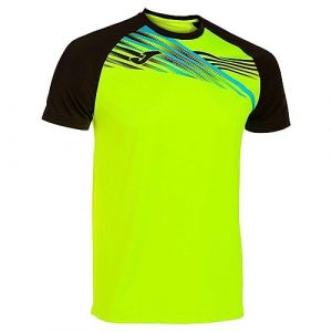 Joma Elite X T-Shirt, Jaune Fluo/Noir, XL Homme