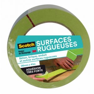 Scotch Ruban de masquage surfaces rugueuses 41m x 36mm