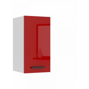 Meuble Haut Cuisine SG30 i Meubles de Cuisine - Mural, Rangements, 1 Porte i Taille: 29,6 x 30 x 58 cm i Armoire Murale avec Poignée en Métal i