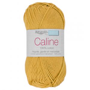 Pelote de Coton Caline - Trimits : Coton Mercerisé 100% pour des Créations Douces et Brillantes - PPSC 108 Orange - 108 Orange