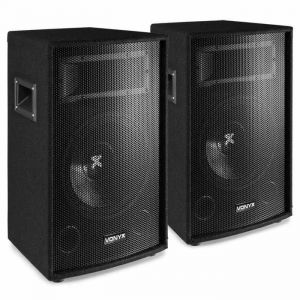 Vonyx Pack SL10 - 2 × Enceintes Passives 10″ 1000 W Max Sono DJ Compacte & Puissante