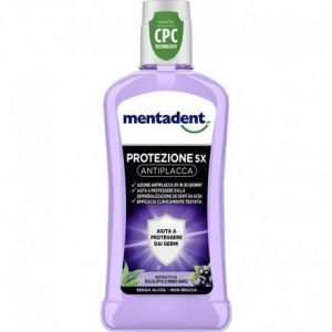 Mentadent Bain de bouche Protection 5X Antiplacque 400 ml