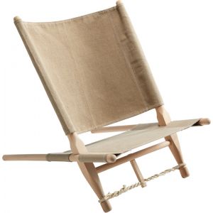 Nordisk Moesgaard Wooden Chair One Size Wood / Cotton - Wood / Cotton - Taille One Size