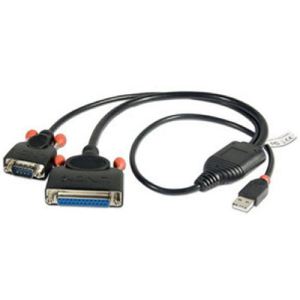 Lindy 42838 - Convertisseur USB vers série et parallèle