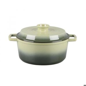 LAGUIOLE CUISSON - Cocotte en fonte ronde 25cm - "Masseiron Olivine"