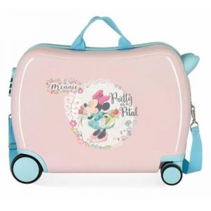 Minnie Florals Valise pour enfant rose 50 x 38 x 20 cm Rigide ABS Fermeture à combinaison latérale 34 l 1,8 kg 4 roues Équipement à main