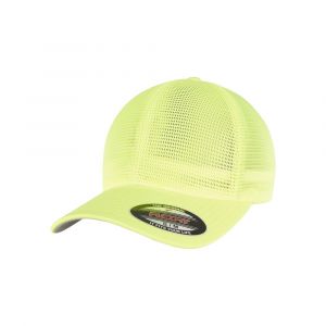 Urban classics Casquette 360 Omnimesh Basic One Size jaune fluo