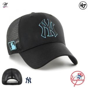 Casquette MLB New York Yankees Branson MVP - B-BRSRS17CTP-BK - Homme - Noir - Polyester - Sportswear