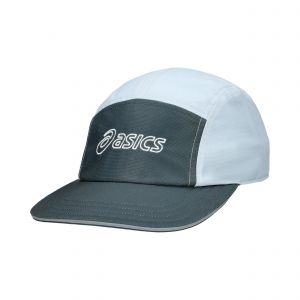 Asics Track Club 5 Panel Casquette Unisex-argent, Taille S/M