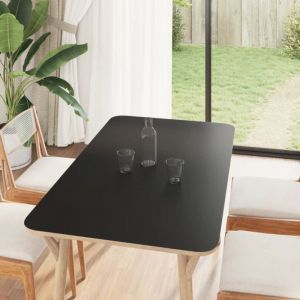 VidaXL Autocollants auto adh&eacute;sifs pour meuble noir mat 90x500 cm PVC
