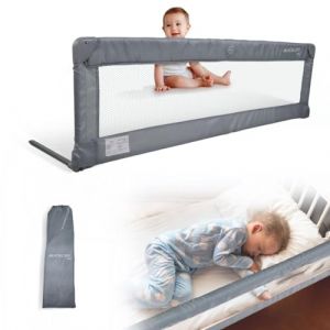 Mobiclinic Kids, Barriere de securite Enfant lit, Dreamy, Barrière Voyage, Pliable et Portable, Facile à Transporter, Installer, 18 Mois 5 Ans, 150 cm