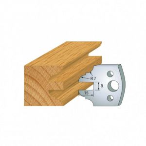 Leman Jeu de 2 contre-fers profil&eacute;s Ht.40 mm N&deg;099