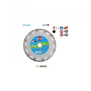Leman Disque diamant Turbo à segments SA - pour tuile et pierre - ø230mm