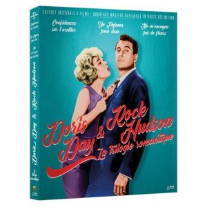 Doris Day & Rock Hudson - La Trilogie Romantique : Confidences Sur L'oreiller + Un Pyjama Pour Deux + Ne M'envoyez Pas De Fleurs - Pack - Blu-Ray