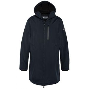 Schott Parka droite longue Bleu - Couleur Bleu - Taille S